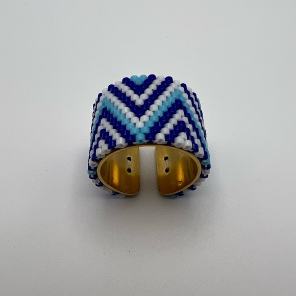 Stylish Miyuki Beaded Adjustable Rings - Boho Chic Statement Rings - Picture 12 of 12